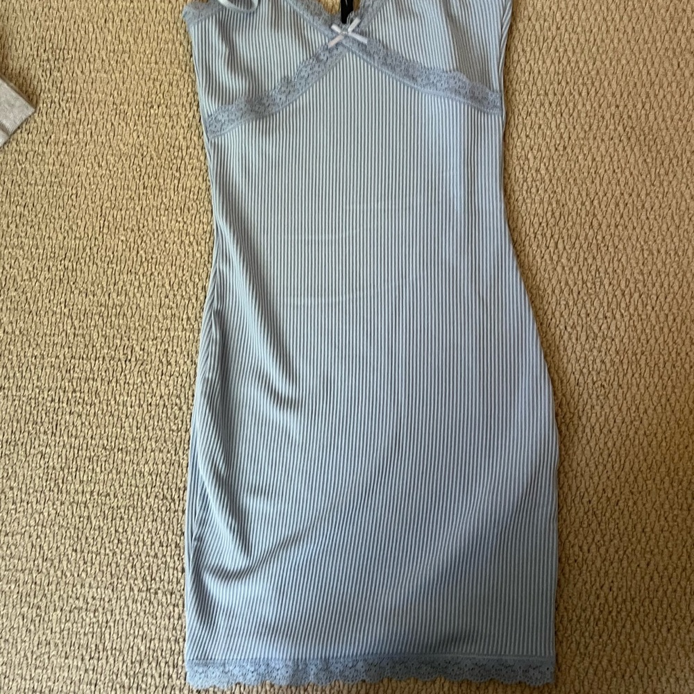 new H&M tight blue dress so cute